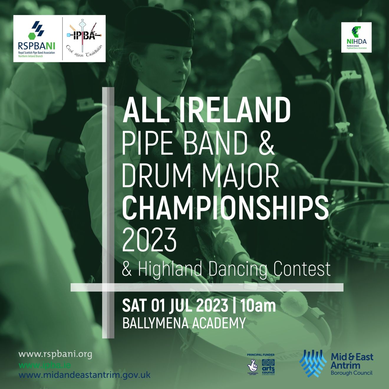 The All-Ireland Pipe Band Championships, Ballymena, Northern Ireland